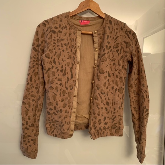 Leopard Print Cardigan - Picture 2 of 2